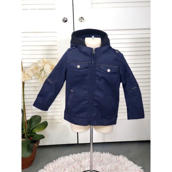 Urban Republic Other - NWT Urban Republic Baby's Navy BlueWool Winter Jacket Size 12 M 1066